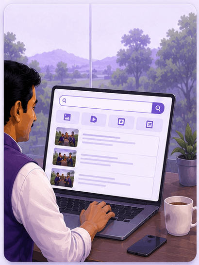 Search & Access Anytime